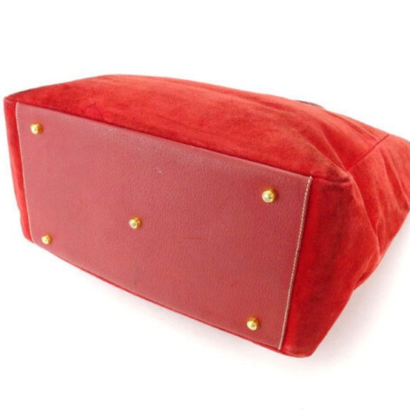 Authentic Gucci Tote bag Red Gold Woman - Picture 4 of 8